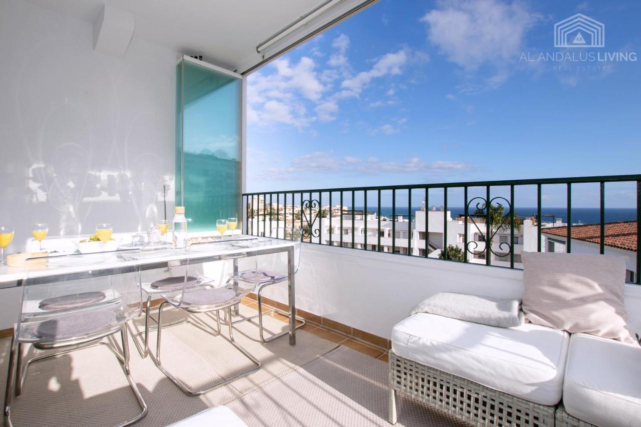 Scandinavian Style Apartment With Amazing Sea Views And South West Facing Sunny Terrace In Miraflores Walking Distance To The Beach! มาลากา ภายนอก รูปภาพ