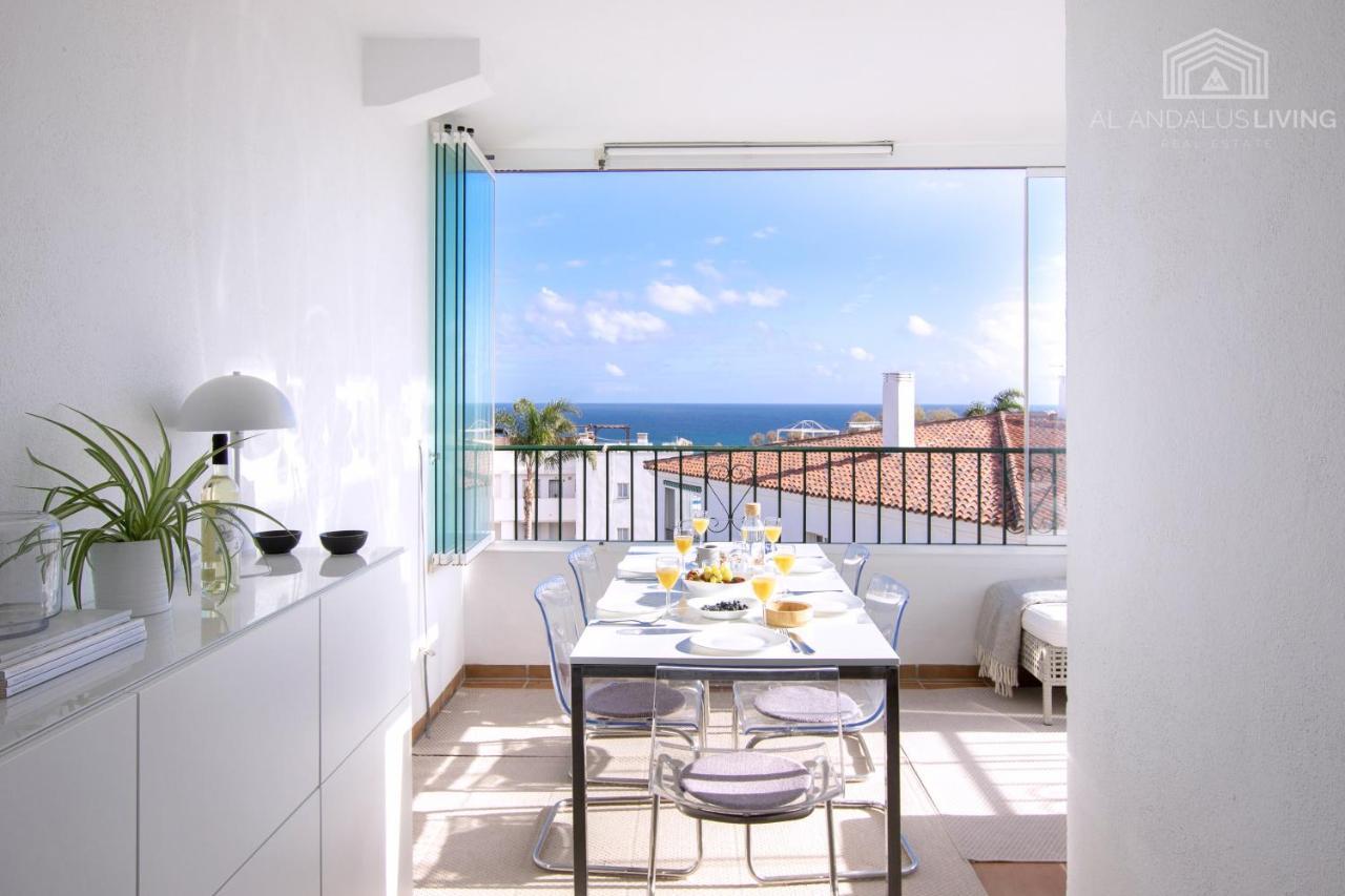 Scandinavian Style Apartment With Amazing Sea Views And South West Facing Sunny Terrace In Miraflores Walking Distance To The Beach! มาลากา ภายนอก รูปภาพ