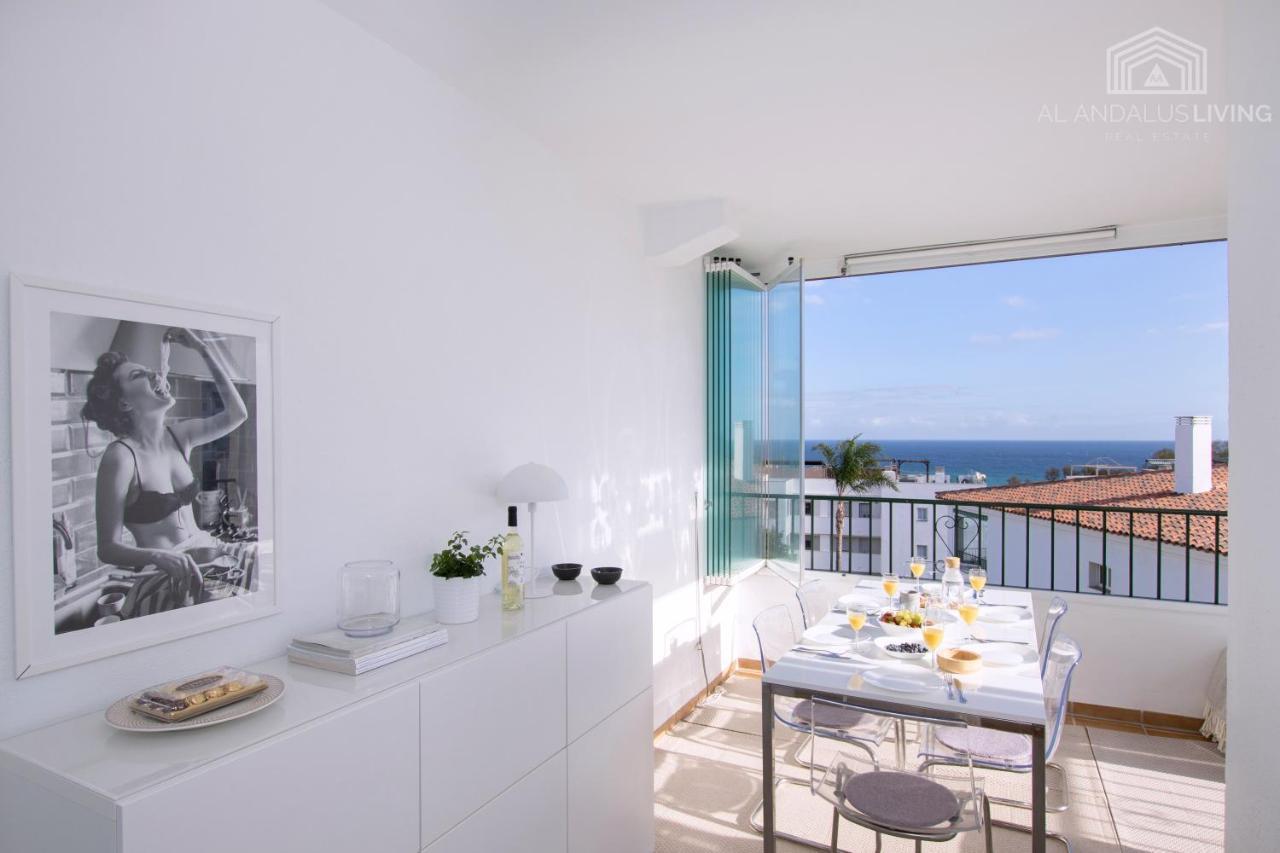 Scandinavian Style Apartment With Amazing Sea Views And South West Facing Sunny Terrace In Miraflores Walking Distance To The Beach! มาลากา ภายนอก รูปภาพ